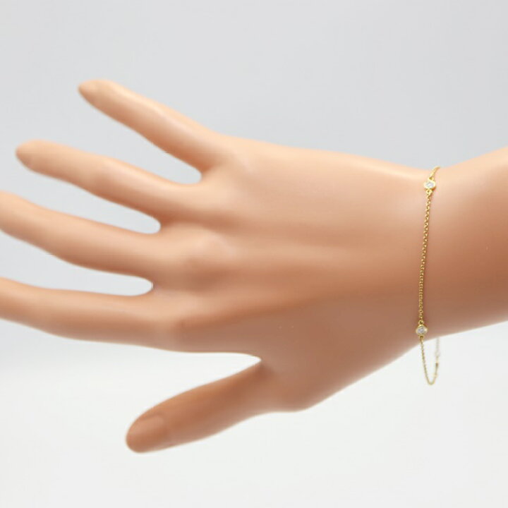 ■ティファニー【Tiffany&Co.】K18YG/750 バイザヤード ブレスレット 約/約 3Pダイヤモンド ダイヤモンド イエローゴールド レディース ブランド アクセサリー ギフト プレゼント 贈り物 お祝い【中古】h | 質屋かんてい局つくば 楽天市場店