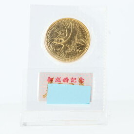 K24　皇太子殿下御成婚記念 記念硬貨 5万円金貨プルーフ 平成5年　五年 純金　約18g コレクターズアイテム　【中古】h