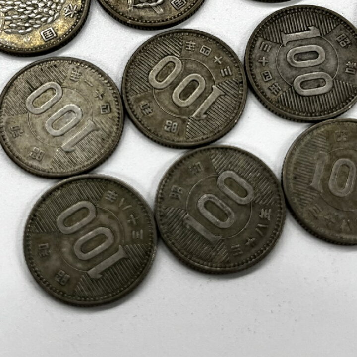 楽天市場】旧硬貨 記念硬貨 100円銀貨 100枚セット 【稲穂】 まとめ 