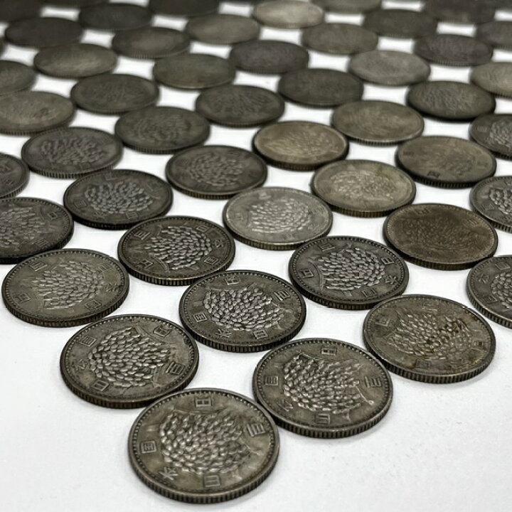 楽天市場】旧硬貨 記念硬貨 100円銀貨 100枚セット 【稲穂】 まとめ 