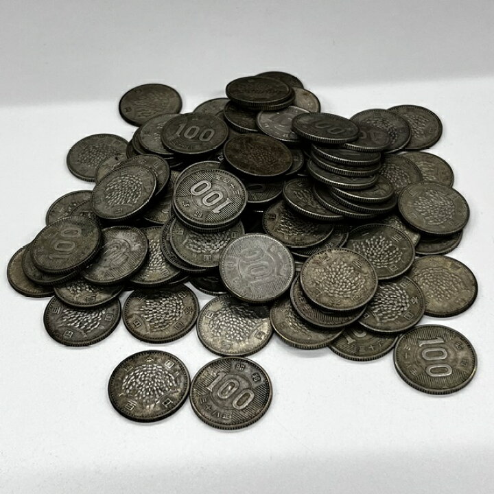 楽天市場】旧硬貨 記念硬貨 100円銀貨 100枚セット 【稲穂】 まとめ 