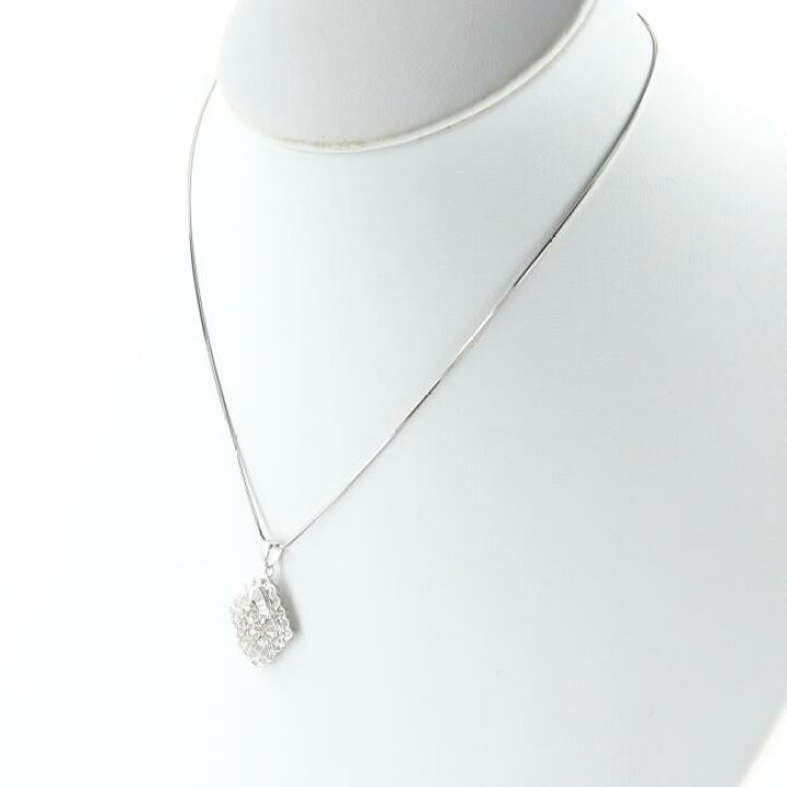 楽天市場】K18WG ダイヤモンドネックレス D1.20ct 約40cm/約7.8g 