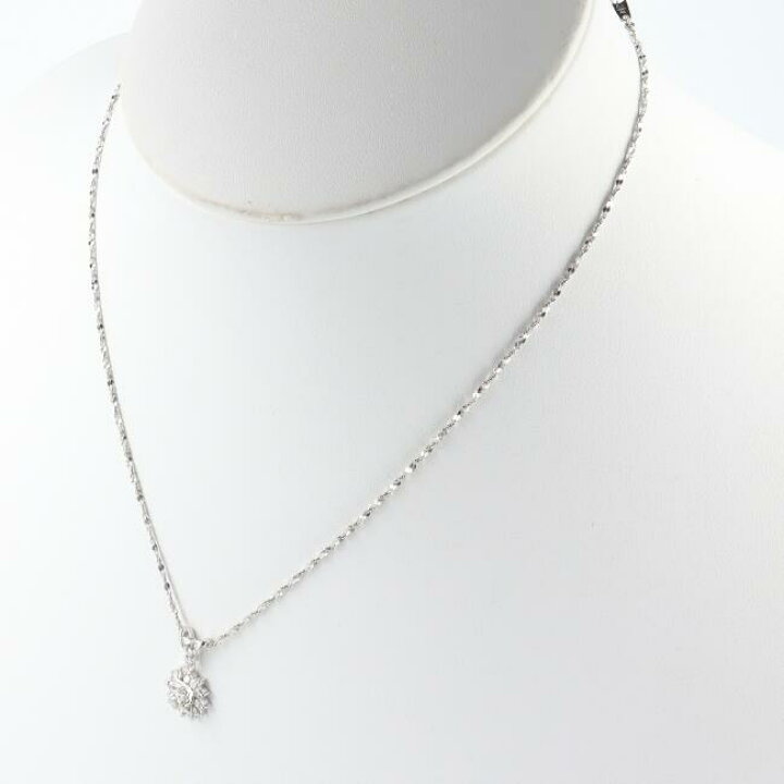 楽天市場】PT900/850 ダイヤモンドネックレス D0.405ctD0.385ct 約40cm 