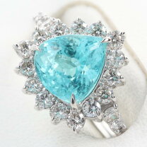 楽天市場】パライバトルマリン リング（カラット数0.5 ～ 0.59ct）の通販