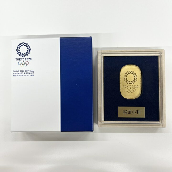 楽天市場】K24 東京2020公式ライセンス 純金小判 10g 999 オリンピック 