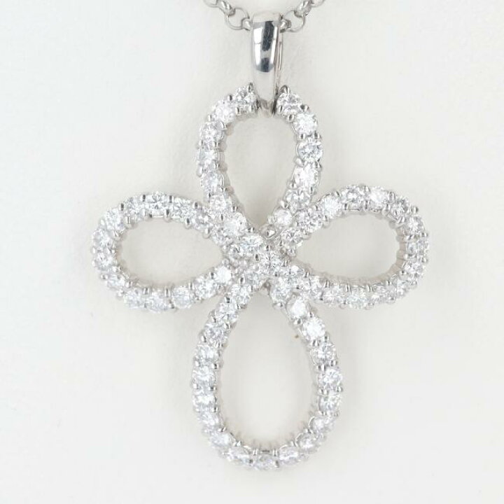 楽天市場】PT900/850 ダイヤモンドネックレス D1.01ct 約40cm/約7.6g 