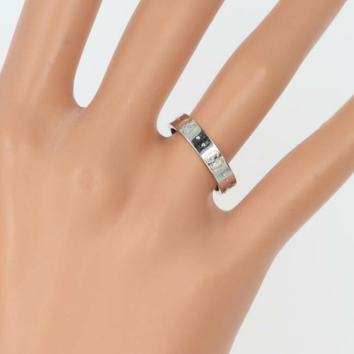 楽天市場】グッチ【GUCCI】K18WG アイコンリング 約3.7g/約11.5号 イ 