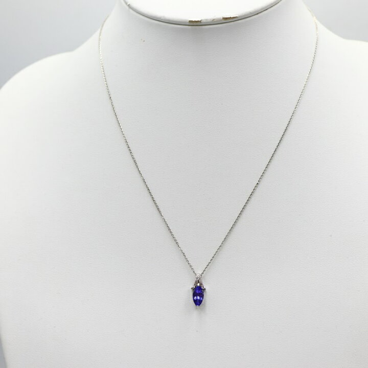 楽天市場】PT900/850 タンザナイト・ダイヤモンドネックレス T0.98ct 
