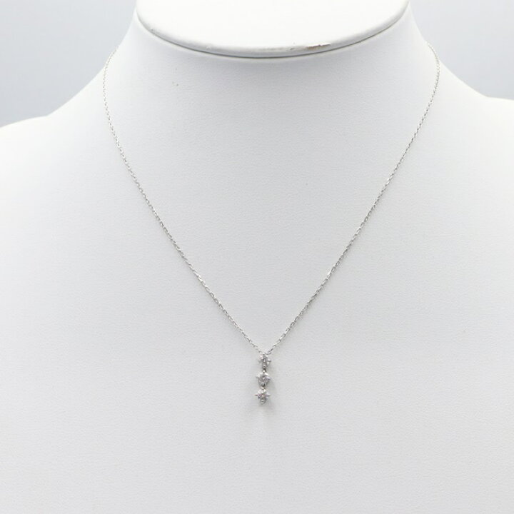 楽天市場】PT900/850 ダイヤモンドネックレス D0.35ct 約40cm/約2.4g 3 