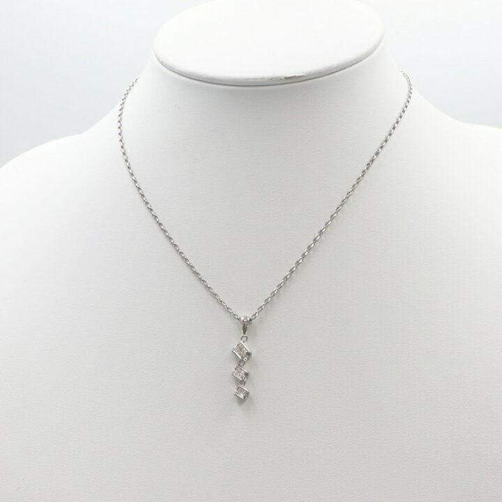 楽天市場】PT900/850 ダイヤモンドネックレス D0.50ct 約40cm/約6.6g 3 
