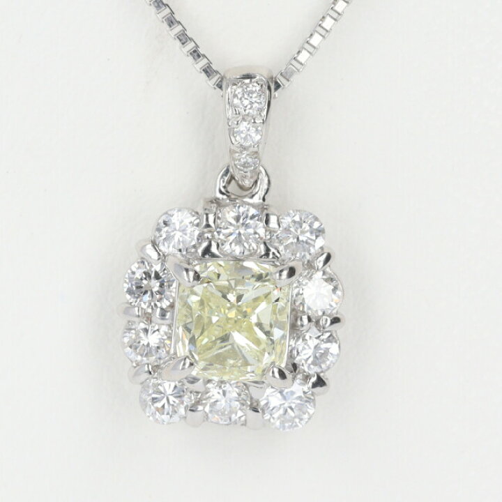 楽天市場】□PT900/850 ダイヤモンドネックレス D1.010ct D0.55ct 約 