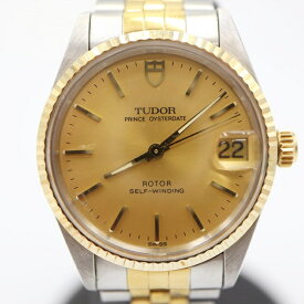 チュードル【TUDOR】72033 プリンオイスター デイト ブレス チューダー K18YG/イエローゴールド SS/ステンレス 自動巻き メンズ 男性 ギフト プレゼント 贈り物 お祝い h【中古】