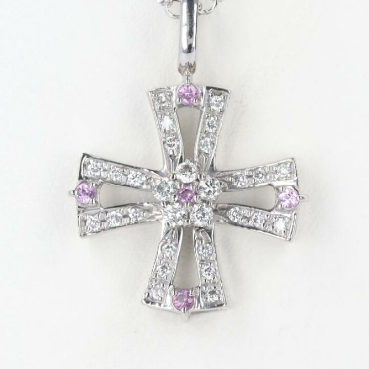 楽天市場】K18WG ダイヤモンドネックレス D0.22ct 約40cm/約3.4g 