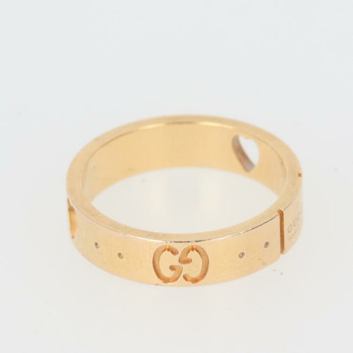 楽天市場】グッチ【GUCCI】K18YG アイコンリング 約3.3g/約7号 