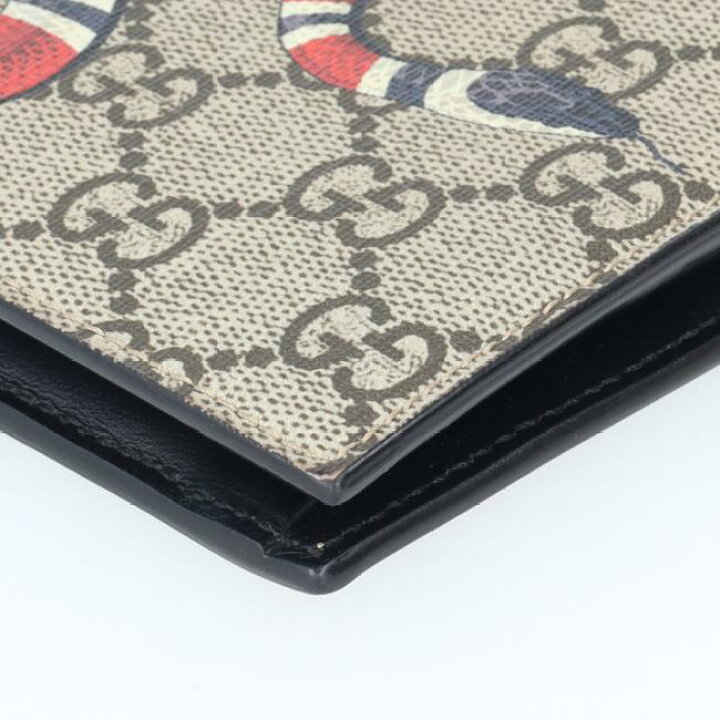 楽天市場】グッチ【GUCCI】451266 二つ折り財布 スネーク プリント GG 