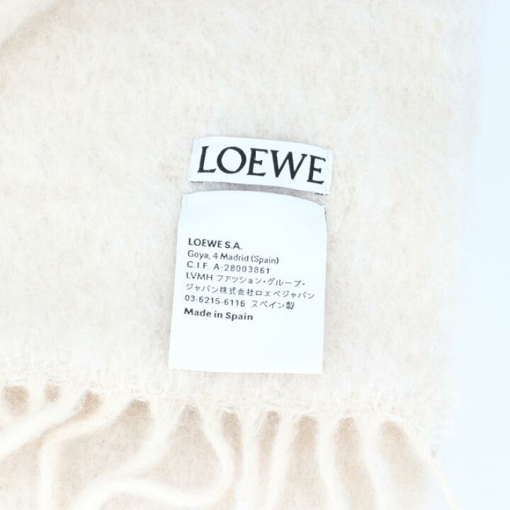 楽天市場】ロエベ【LOEWE】F655254X01 スカーフ ウール&モヘア 
