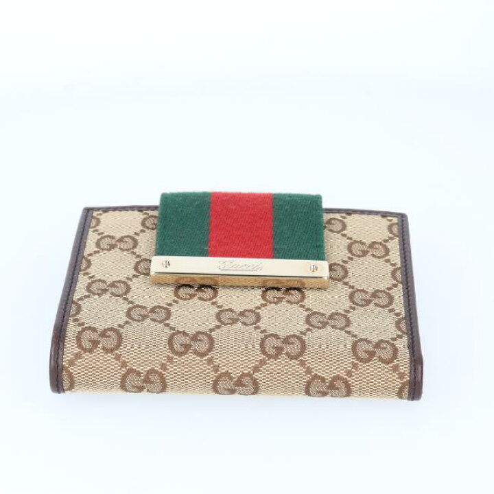 楽天市場】グッチ【GUCCI】181669 GGキャンバス 二つ折り財布 メンズ 