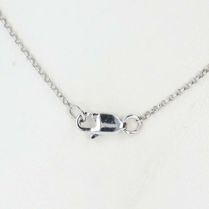 楽天市場】K18/D0.95ct ダイヤモンドリボンネックレス 約40cm/約4.2g 