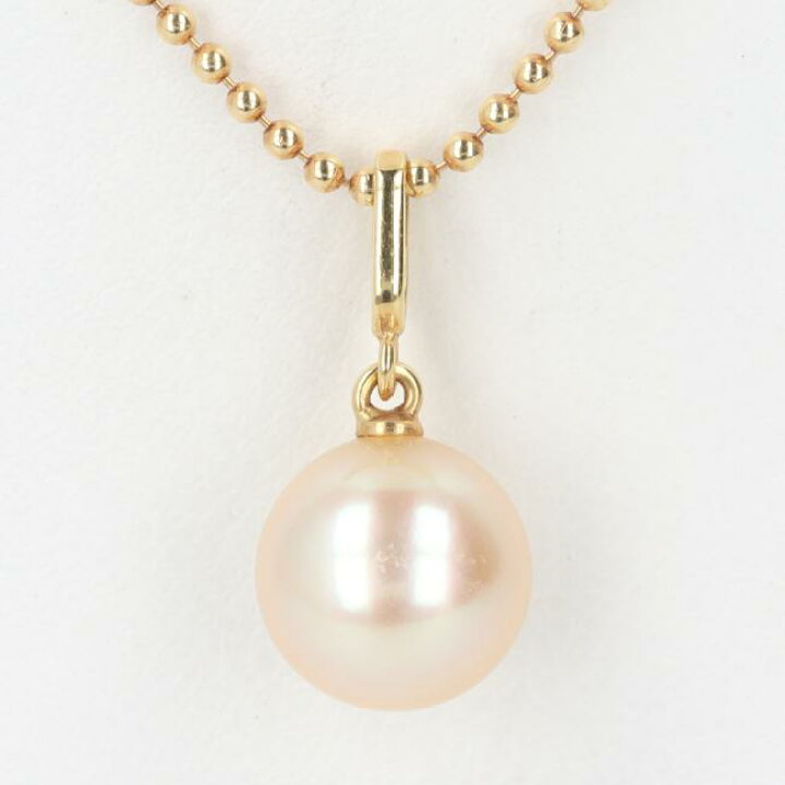楽天市場】ミキモト【MIKIMOTO】K18YG ゴールデンパールネックレス 約 