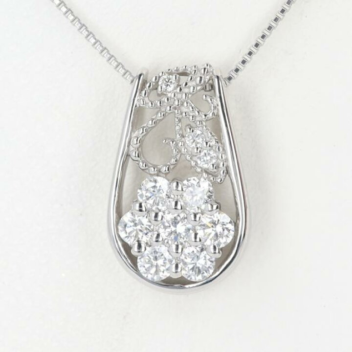楽天市場】PT900/PT850 ダイヤモンドネックレス D0.29ct 約44cm/約3.4g 