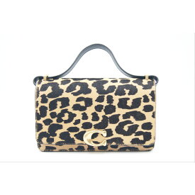 コーチ【COACH】 CM515 バンディットショルダーバッグ レオパード ワンショルダー ヒョウ柄 レザー ブラウン レディース エレガント コンパクトショルダー ギフト プレゼント 贈り物 お祝い【中古】土浦a