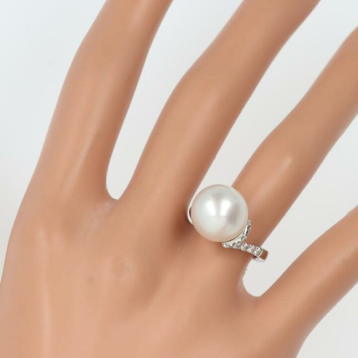 リング K18 約13号 パール直径約12.7mm ダイヤ0.72ct の買取実績｜最新相場で高価買取なら『買取大吉』 | パールダイヤモンドリング 約12号 パール約9.2mm・D0.50ct | リング(指輪) | Zqaamy