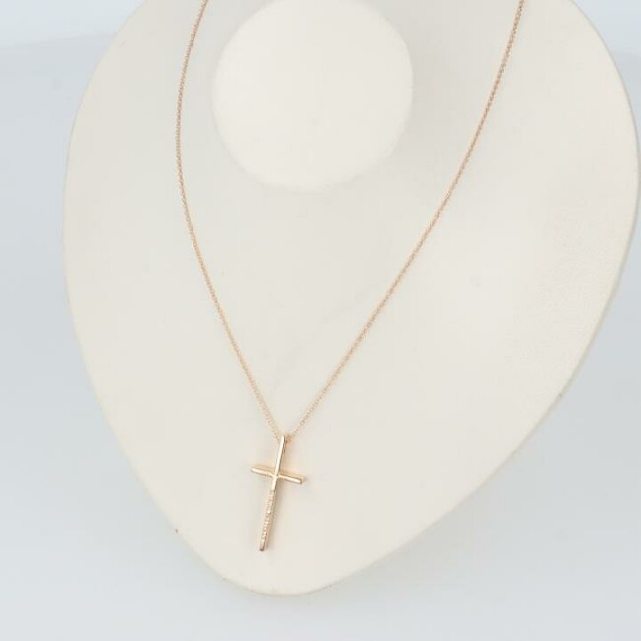 楽天市場】ティファニー【Tiffany＆Co.】K18 クロスネックレス 約5.6g 