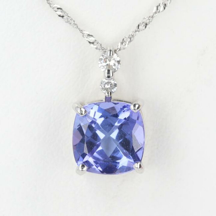 楽天市場】PT900/850 タンザナイト・ダイヤモンドネックレス T1.37ct 