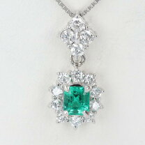 楽天市場】エメラルド ネックレス（カラット数0.4 ～ 0.49ct  