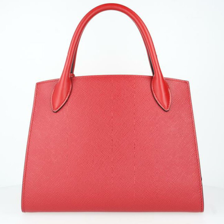 楽天市場】プラダ【PRADA】1BA155 モノクローム レザー ハンドバッグ 