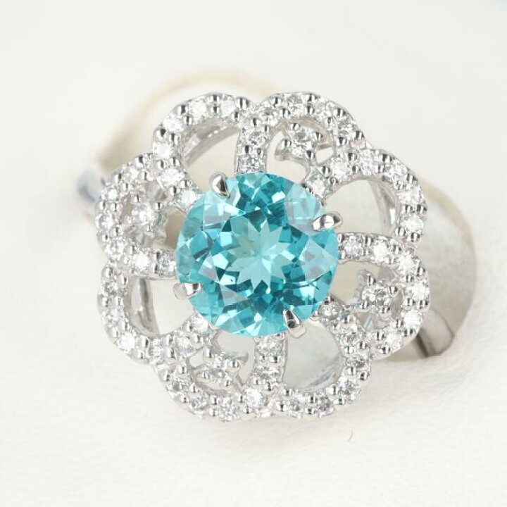 楽天市場】PT900 アパタイト・ダイヤモンド付リング AP1.23ct/D0.27ct 