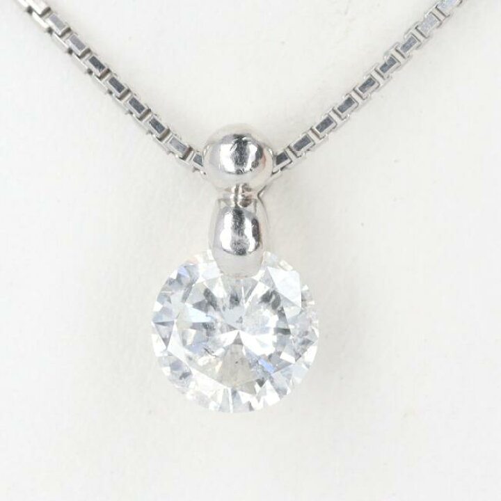 楽天市場】PT999/PT850 ダイヤモンドネックレス 一粒 D1.08ct 約5.1g 