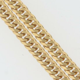 喜平 K18 6面ダブル 喜平ネックレス 40cm/10.2g 六面 6面W キヘイ シングルストッパーレディース メンズ ユニセックス 18金 750 貴金属 アクセサリー ジュエリー プレゼント ギフト 贈り物 資産 ゴールド gold necklace 【中古】【A23-5460】h