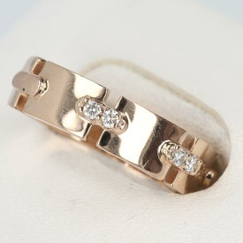 スタージュエリー【star jewelry】K18PG ダイヤモンドリング D0.07ct 約9号/約5.0g ピンクゴールド レディース/女性 ブランドジュエリー ギフト プレゼント【中古】h