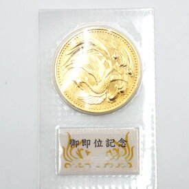 K24 金貨 純金 10万円 記念 硬貨 天皇陛下御即位記念10万円金貨 10万円 平成二年 平成2年 純金 コイン 24金ギフト コレクション プレゼント 資産 ゴールド コイン ブリスターパック入り 未開封品【中古】　【B25-5281】t土浦