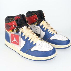 ナイキ【NIKE 】×ユニオン【union】BV1300-146 Air Jordan 1 Retro High OG/エアジョーダン1 レトロ ハイ OG NRG シューズ スニーカー サイズ:27.0cm 靴 メンズ/男性 ギフト レッド/ホワイト/ブルー プレゼント 贈り物 プレミア スニーカー 靴【中古】h
