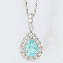 楽天市場】パライバトルマリン ネックレス（カラット数0.5 ～ 0.59ct 