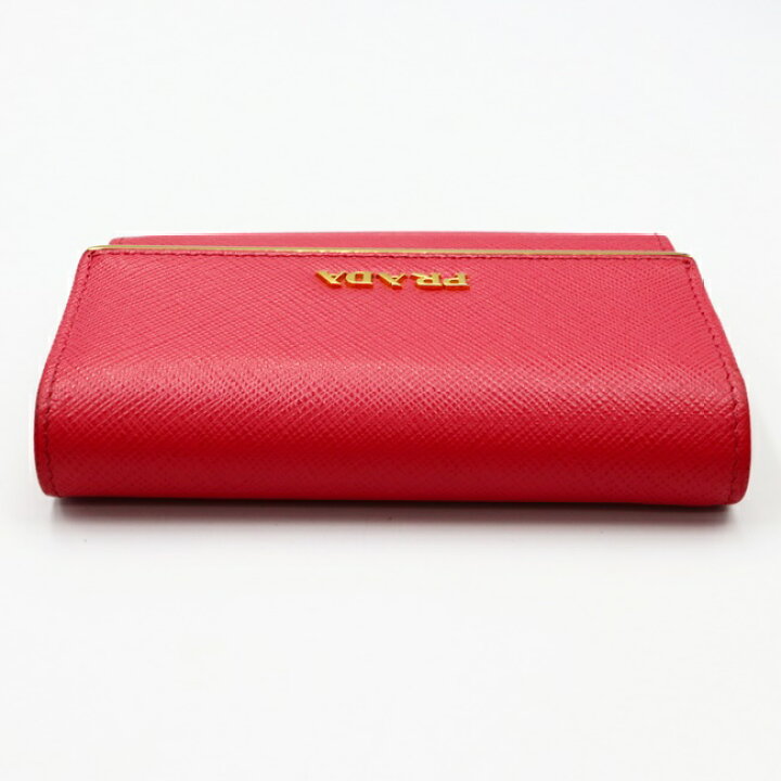 楽天市場】プラダ【PRADA】1MH840 サフィアーノ レザー 三つ折り財布  