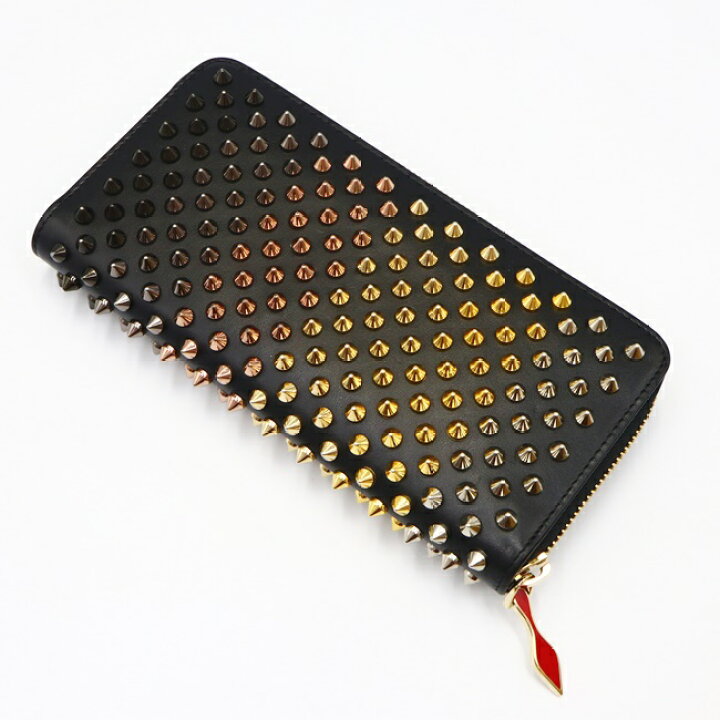クリスチャンルブタン 長財布 B098 BLACK MULTI METAL 