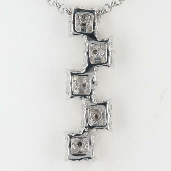 楽天市場】PT900/850 ダイヤモンドネックレス D0.55ct 約46cm/約5.7g 