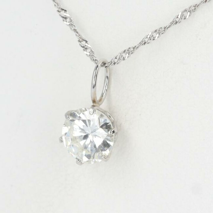 楽天市場】Pt900/Pt850 ダイヤモンドネックレス D0.35ct 約0.8g/約40cm 