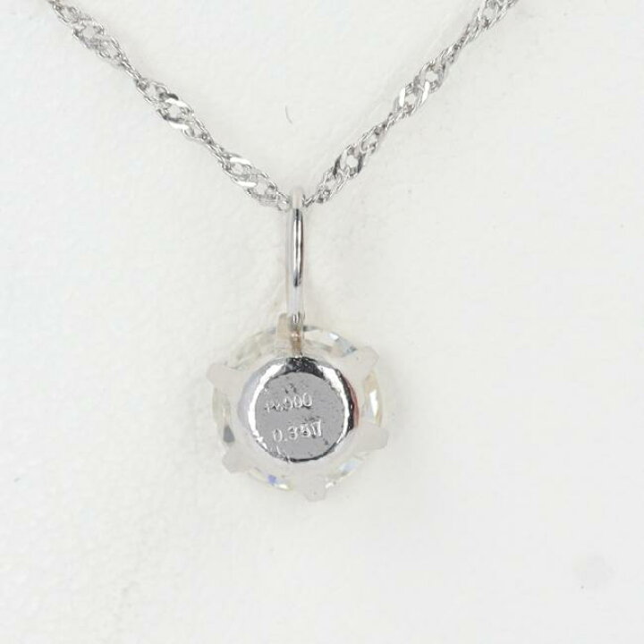 楽天市場】Pt900/Pt850 ダイヤモンドネックレス D0.35ct 約0.8g/約40cm 