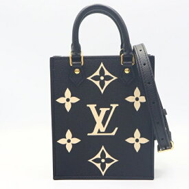 ルイヴィトン【LOUIS VUITTON】M57937 プティット・サック モノグラム アンプラント 2WAY バイカラー ブラック×ベージュ レディース/女性 ハンドバッグ ショルダーバッグ ゴールド金具 ギフト プレゼント 贈り物 お祝い【中古】h