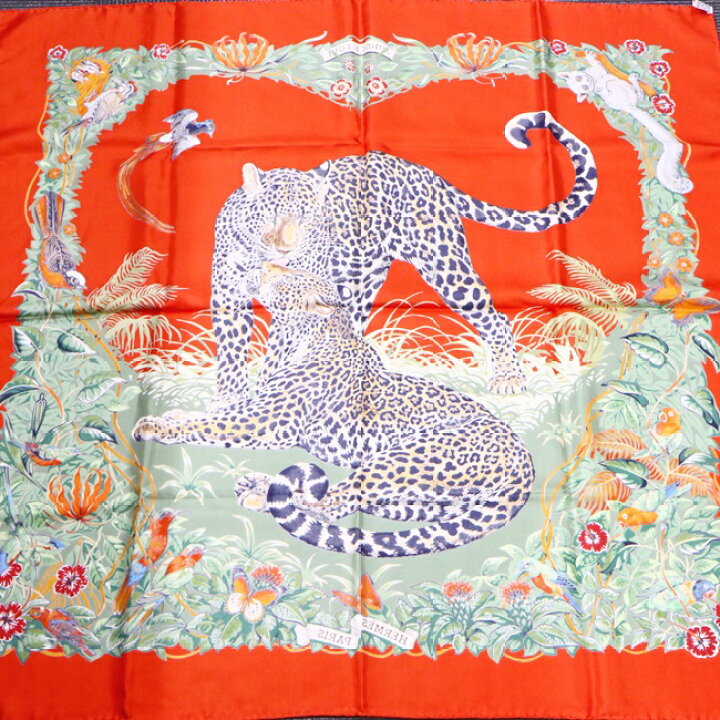 楽天市場】エルメス【Hermes】カレ90 JUNGLE LOVE/ジャングルラブ 