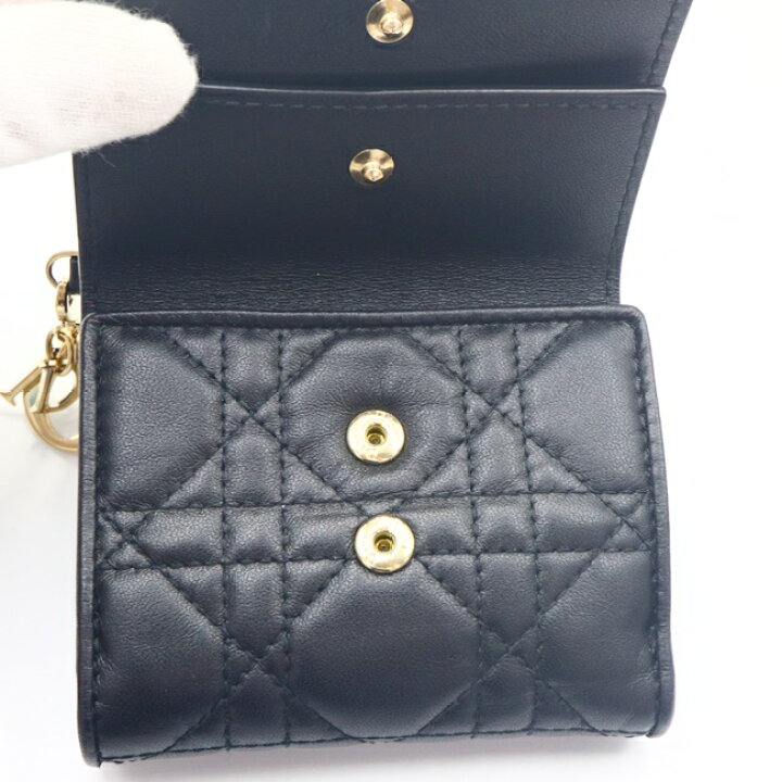 純正ラッピング済】ディオール Dior LADY DIOR ロータスウォレット  