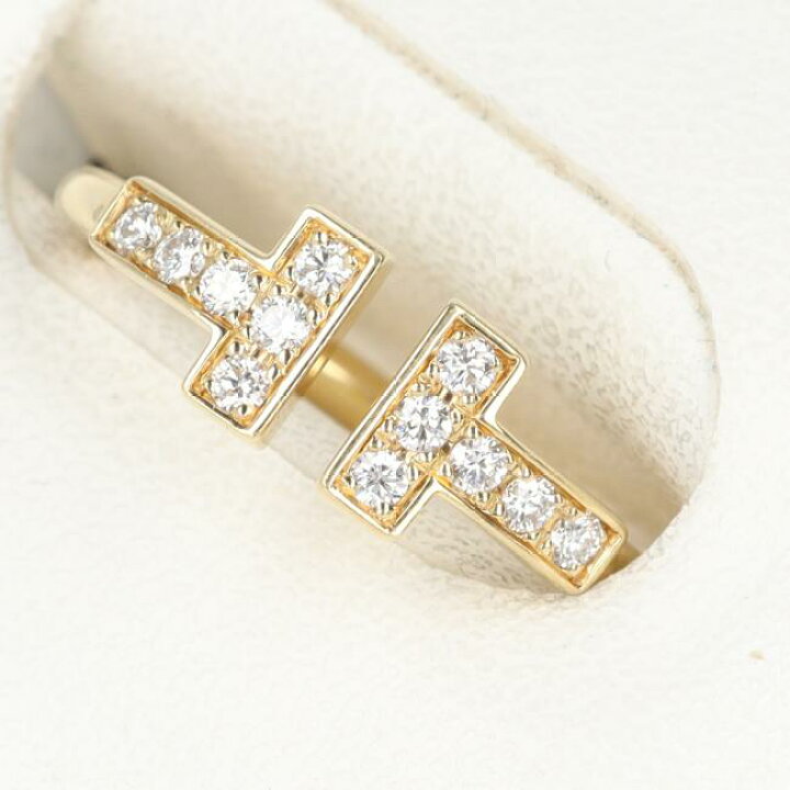 ティファニー Tiffany & Co リング 指輪 T ダイヤモンド ワイヤー  