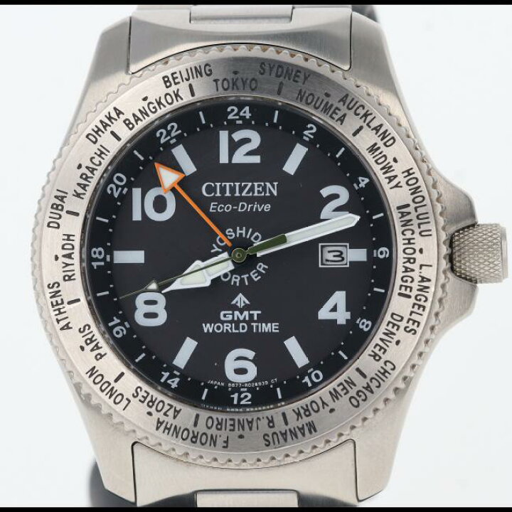 楽天市場】シチズン【CITIZEN】×ポーター【PORTER】B877-R011774 