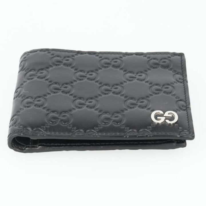 楽天市場】グッチ【GUCCI】473922 グッチシマ レザー 二つ折り財布  