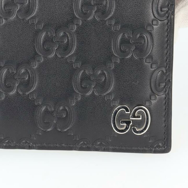 楽天市場】グッチ【GUCCI】473922 グッチシマ レザー 二つ折り財布  