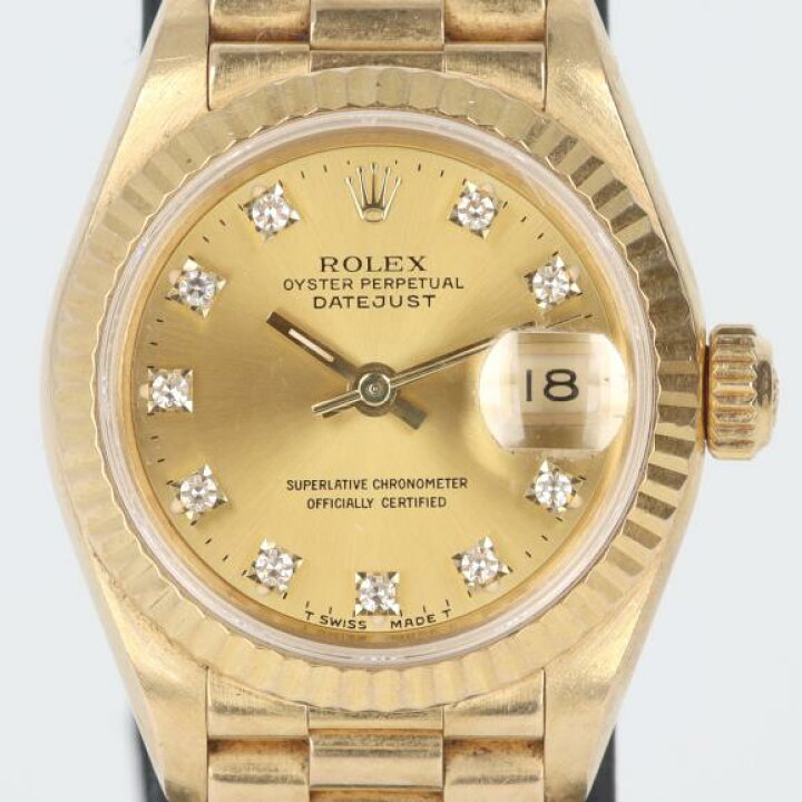 楽天市場】ロレックス【ROLEX】69178G 10Pダイヤモンド デイトジャスト  